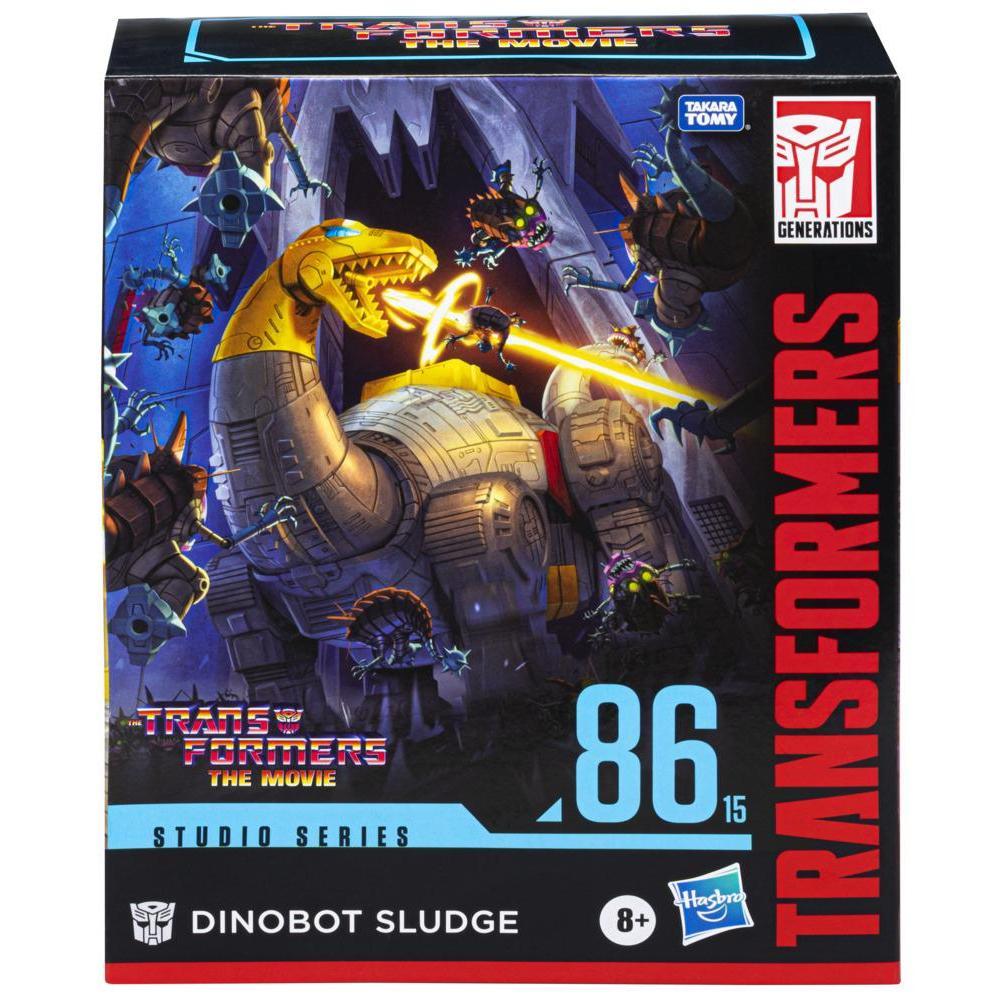 Transformers Toys Studio Series 86-15 Leader The Transformers: The Movie Dinobot Sludge Action Figure, 8.5-inch product thumbnail 1