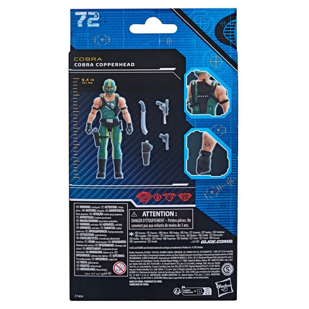 G.I. Joe Classified Series Cobra Copperhead , Collectible G.I. Joe Action Figures (6”), 72 product thumbnail 1