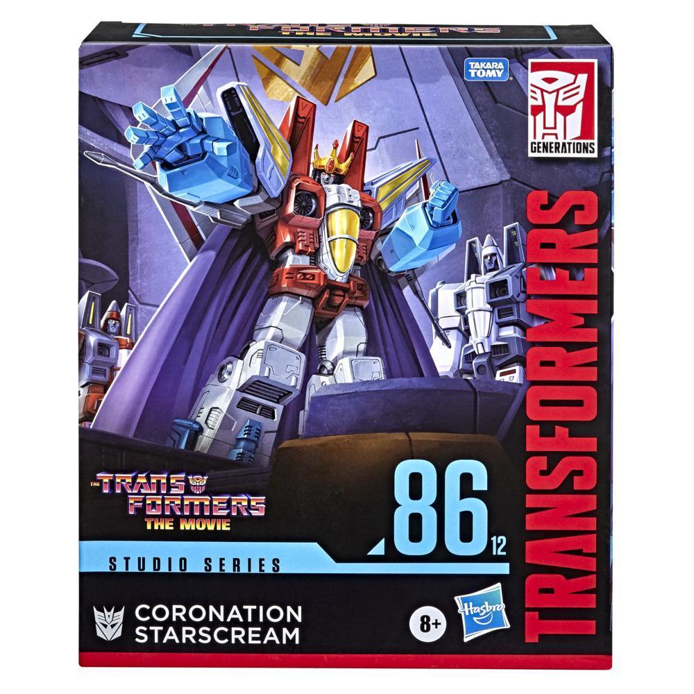 Transformers Toys Studio Series 86-12 Leader The Transformers: The Movie Coronation Starscream Action Figure, 8.5-inch product thumbnail 1