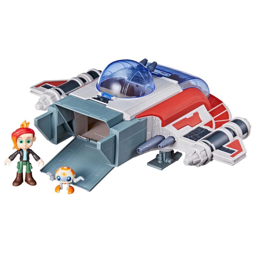 Star Wars The Crimson Firehawk Ship & Action Figures, Star Wars Toys, Preschool Toys (17") product image 1