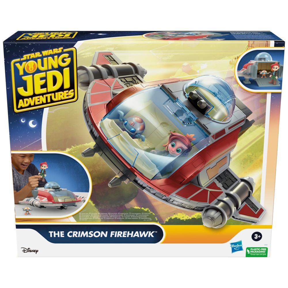 Star Wars The Crimson Firehawk Ship & Action Figures, Star Wars Toys, Preschool Toys (17") product thumbnail 1