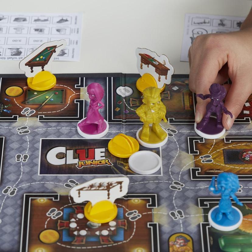 Clue Junior Classic Board Game for Kids and Family Ages 5 and Up, 2-6  players