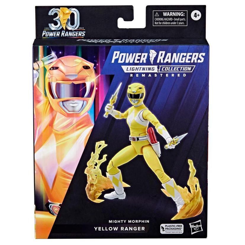 Power Rangers Lightning Collection Remastered Mighty Morphin Yellow Ranger 6-Inch Action Figure product image 1