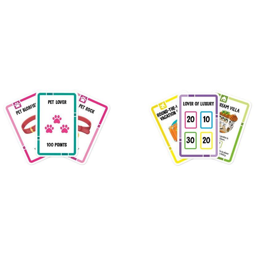 The Game of Life Goals Game, Quick-Playing Card Game for 2-4