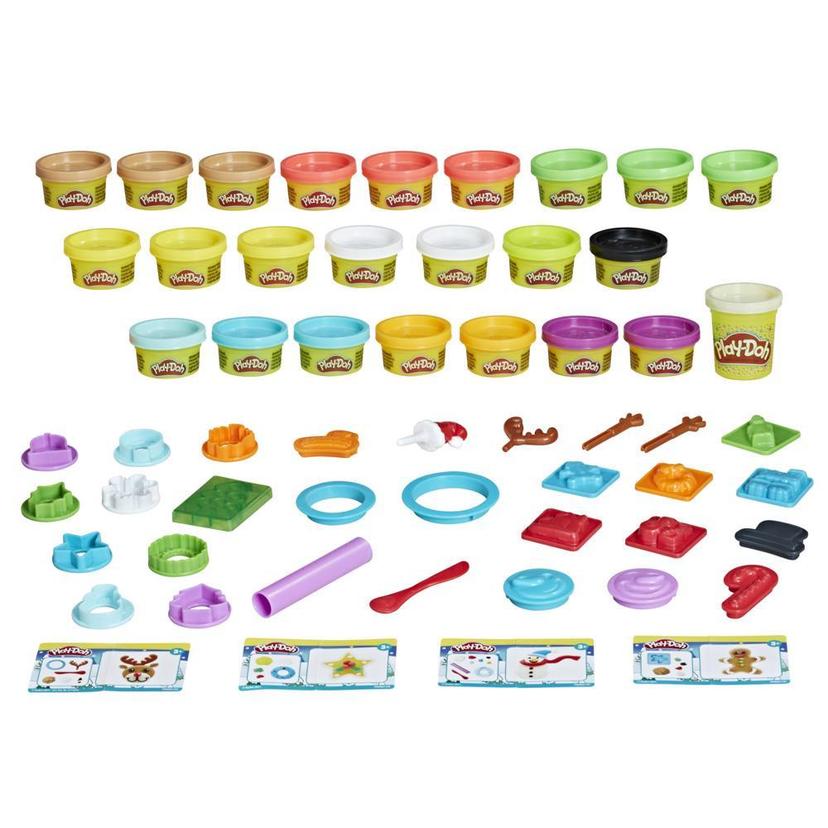 Play-Doh Advent Calendar Toy for Kids 3 Years and Up with Over 24 Surprises, Playmats, and 24 Play-Doh Cans product image 1