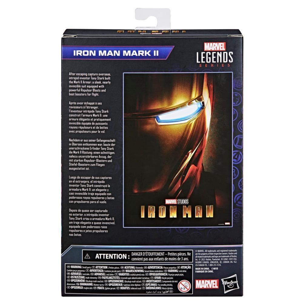 Hasbro Marvel Legends Series Iron Man Mark II, 6" Marvel Legends Action Figures product image 1