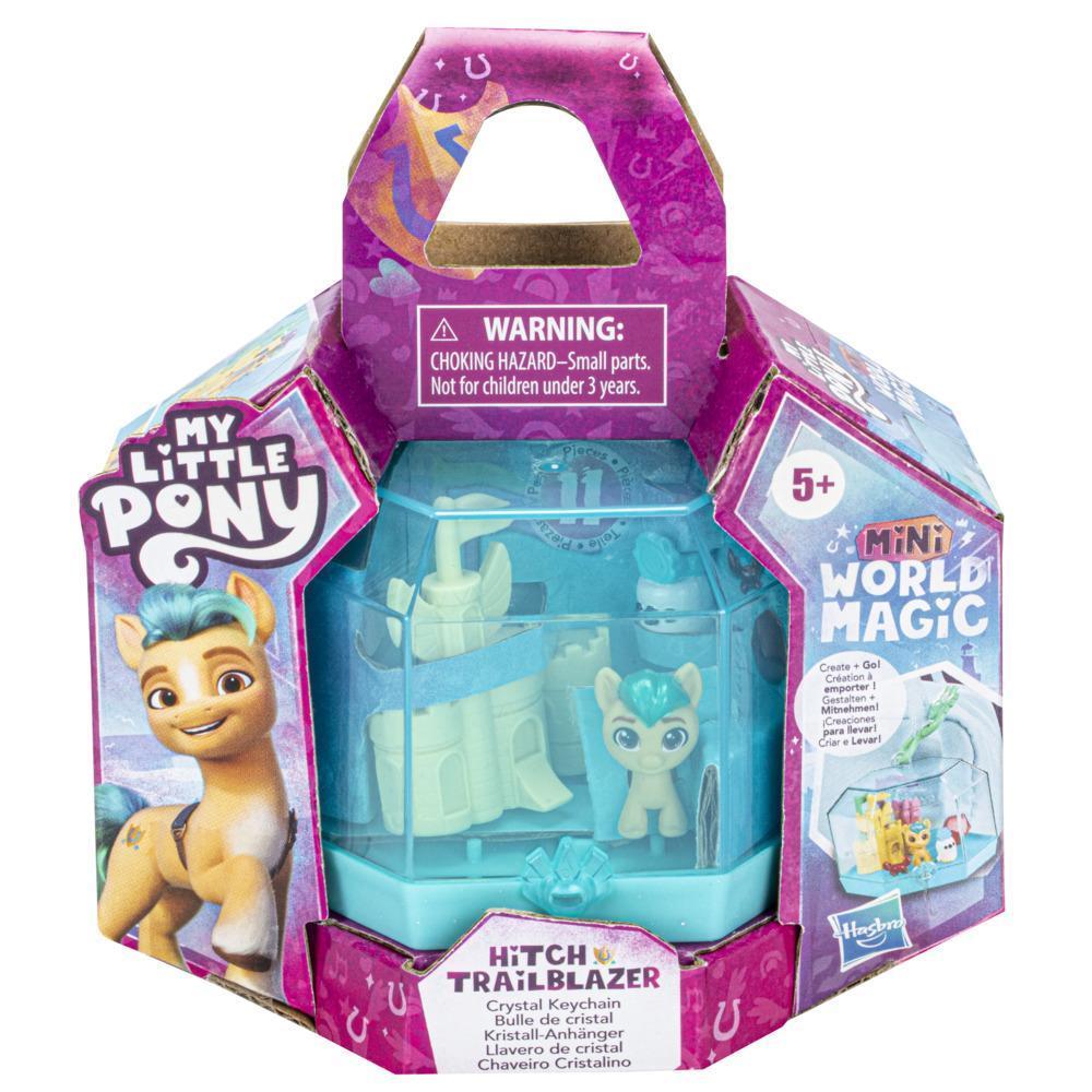 My Little Pony Mini World Magic Crystal Keychain Hitch Trailblazer Toy - Portable Playset and Accessories, Kids Ages 5+ product thumbnail 1