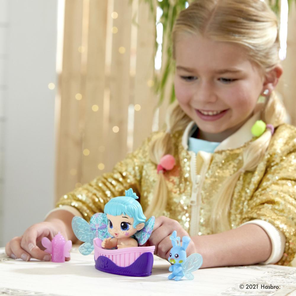 Baby Alive GloPixies Minis Doll, Aqua Flutter, Glow-In-The-Dark 3.75-Inch Pixie Toy with Surprise Friend, Kids 3 and Up product thumbnail 1