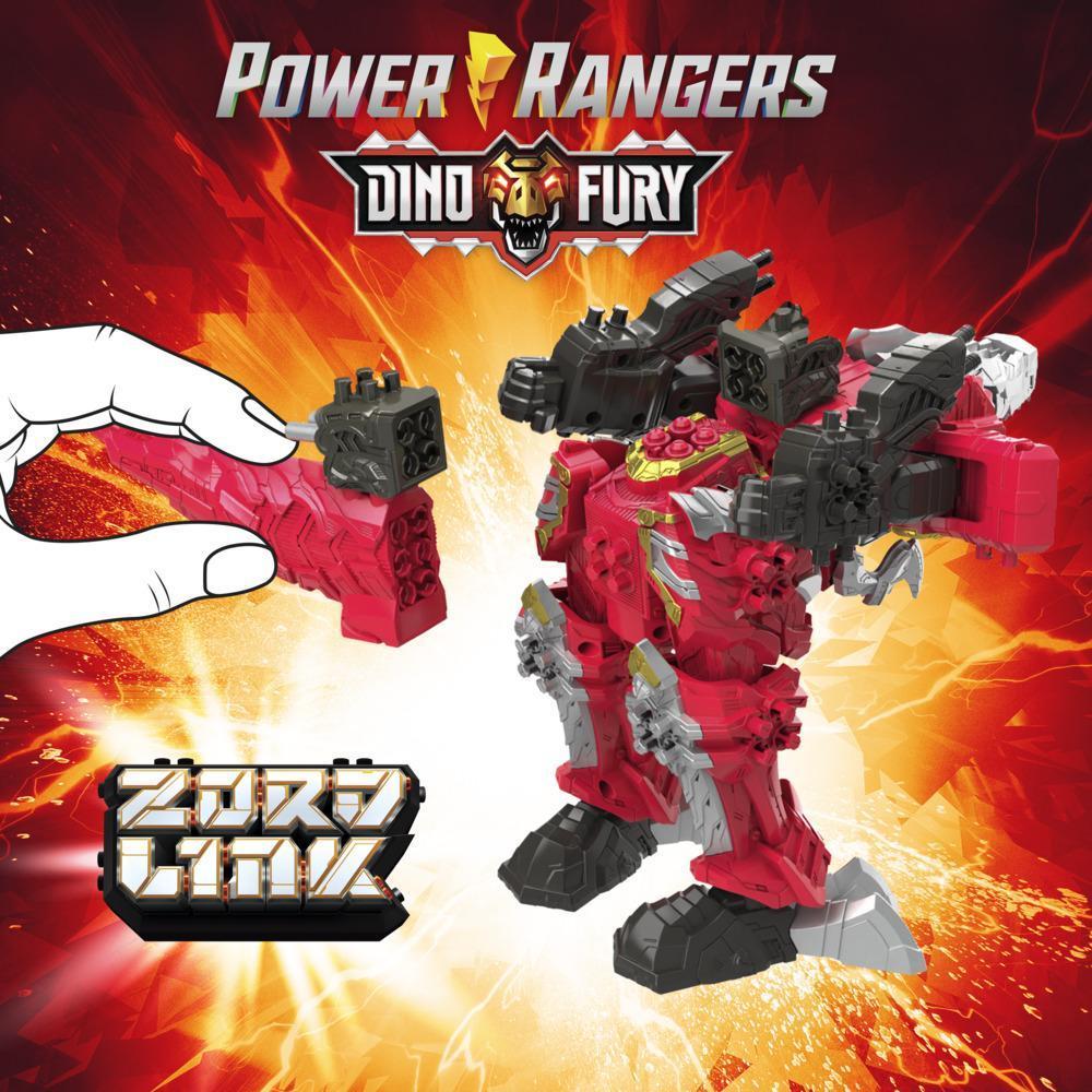 Power Rangers Dino Fury T-Rex Champion Zord Morphing Dino Robot with Zord Link Mix-and-Match Custom Build System product thumbnail 1