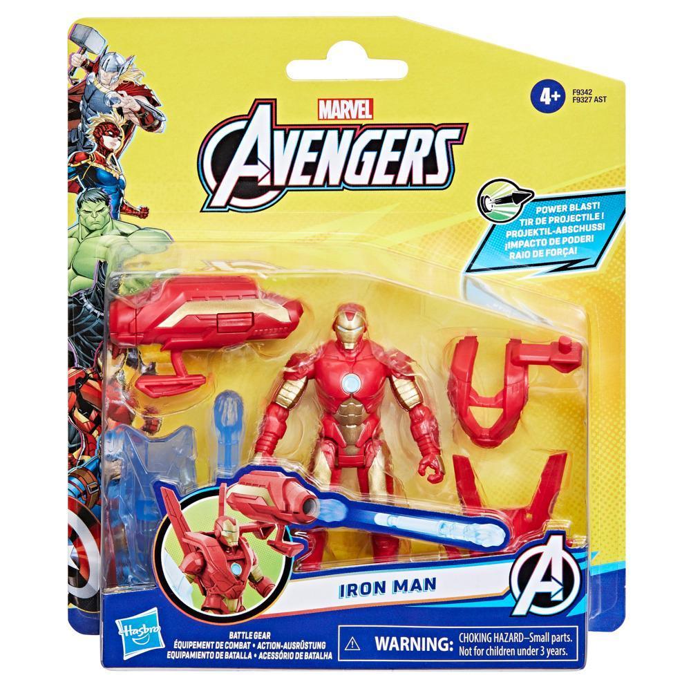 Marvel Avengers Epic Hero Series Battle Gear 4" Iron Man Action Figure for Kids 4+ product thumbnail 1