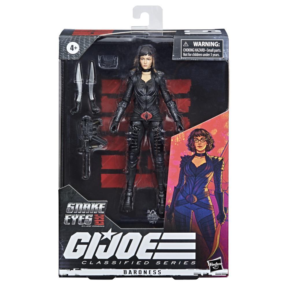 G.I. Joe Classified Series Snake Eyes: G.I. Joe Origins Baroness Action Figure 19, Premium Toy with Custom Package Art product thumbnail 1
