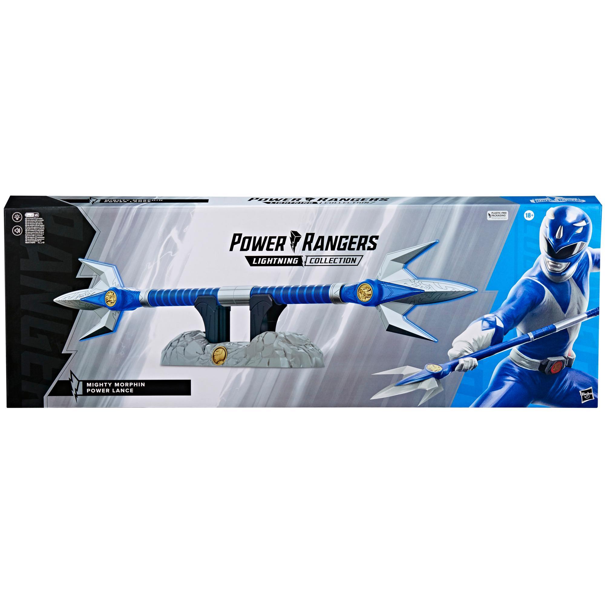 Power Rangers Lightning Collection Mighty Morphin Blue Ranger Power Lance Premium Roleplay MMPR Cosplay Collectible product thumbnail 1