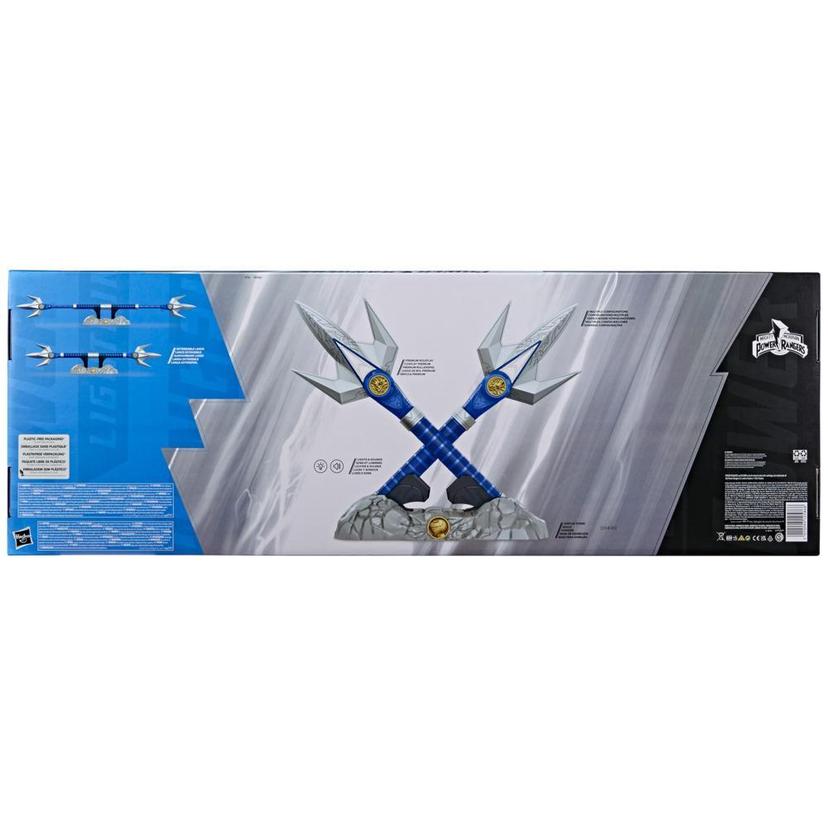 Power Rangers Lightning Collection Mighty Morphin Blue Ranger Power Lance Premium Roleplay MMPR Cosplay Collectible product image 1