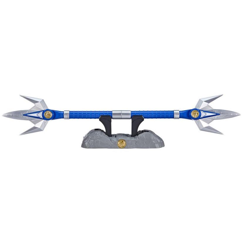 Power Rangers Lightning Collection Mighty Morphin Blue Ranger Power Lance Premium Roleplay MMPR Cosplay Collectible product image 1