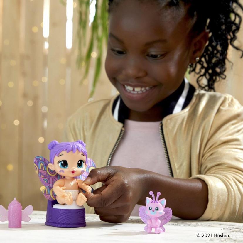 Baby Alive GloPixies Minis Doll, Plum Rainbow, Glow-In-The-Dark 3.75-Inch Pixie Toy with Surprise Friend, Kids 3 and Up product image 1