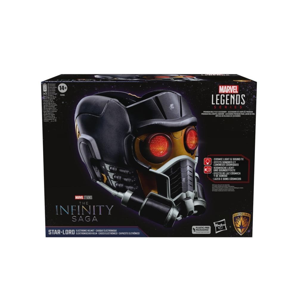 Marvel Legends Series Star-Lord Premium Electronic Roleplay Helmet product image 1