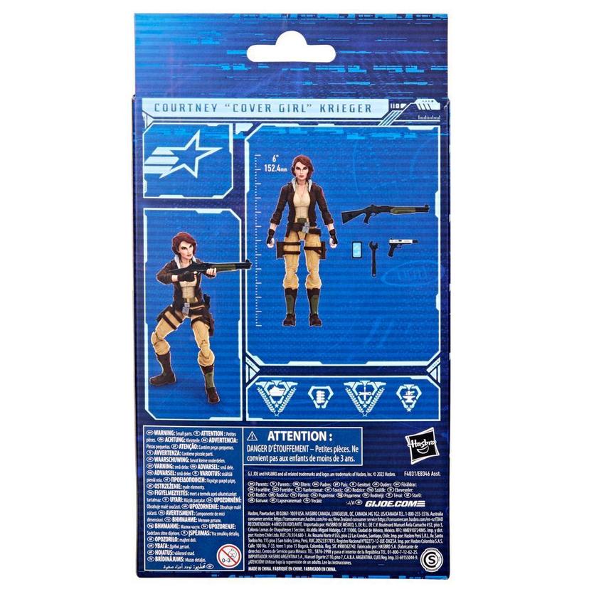 G.I. Joe Classified Series Courtney “Cover Girl” Krieger Action Figure 59 Collectible Toy, Accessories, Custom Package Art product image 1