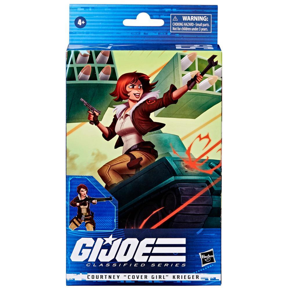 G.I. Joe Classified Series Courtney “Cover Girl” Krieger Action Figure 59 Collectible Toy, Accessories, Custom Package Art product thumbnail 1