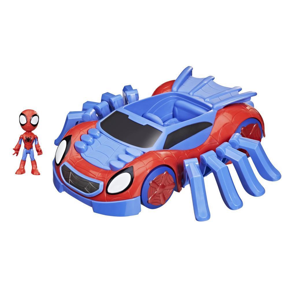 Marvel Spidey and His Amazing Friends Ultimate Web-Crawler, With Spidey Stunner Feature And 4-Inch Spidey Figure, Ages 3 And Up product thumbnail 1