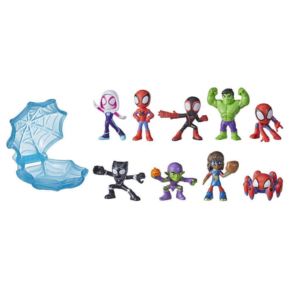 Marvel Spidey and His Amazing Friends Webs Up Mini, Collectible 2.5-Inch Scale Action Figure In Web Case, For Kids 3 And Up product thumbnail 1