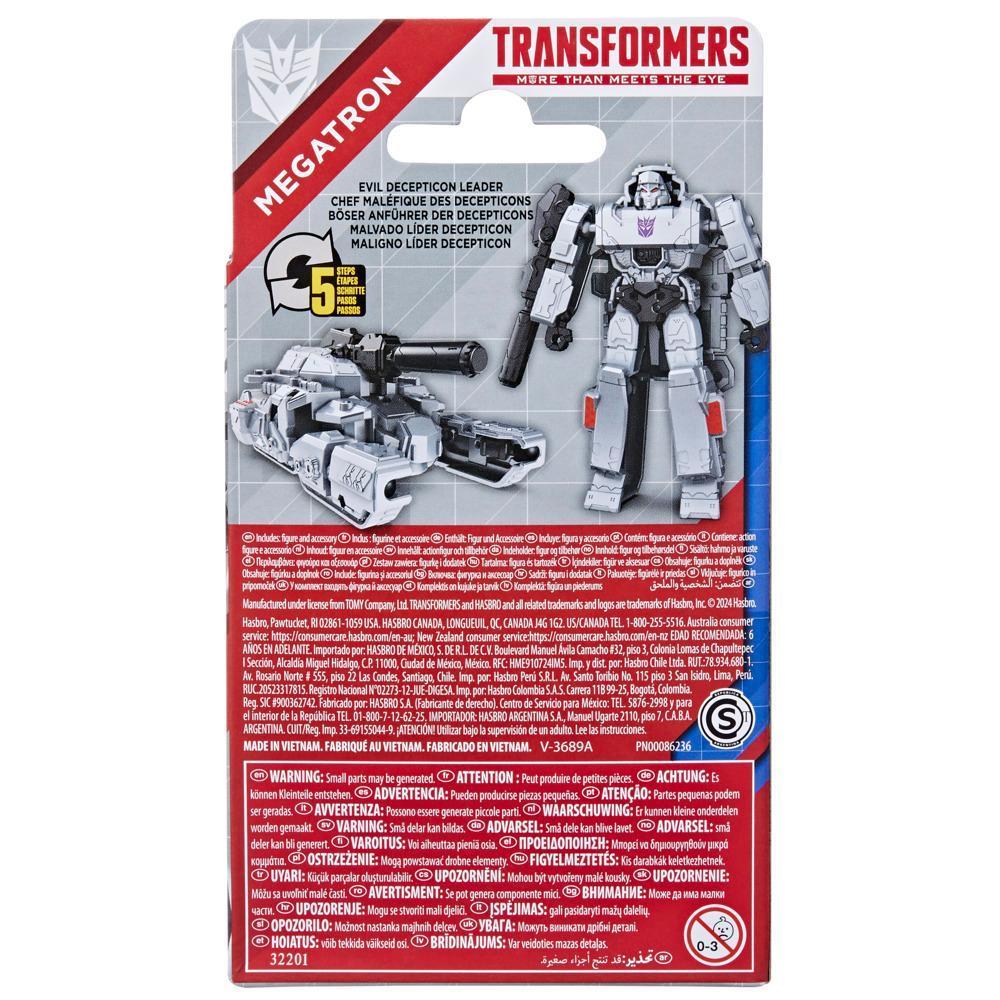 Transformers Toys Authentics Bravo Megatron, 4.5" Action Figures for Kids Ages 6+ product thumbnail 1