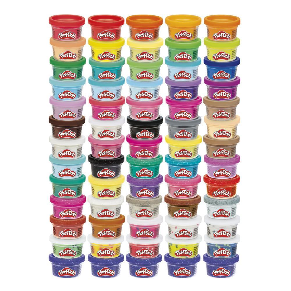 Play-Doh Ultimate Color Collection 65-Pack of Assorted Modeling Compounds for Kids 3 Years and Up, Non-Toxic, Fun Size 1-Ounce Cans product thumbnail 1
