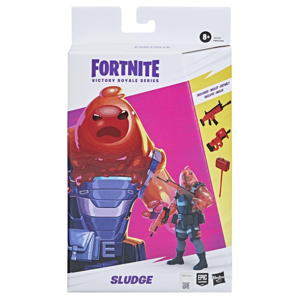 Hasbro Fortnite Victory Royale Series Sludge Collectible Action Figure with Accessories, 6-inch product thumbnail 1
