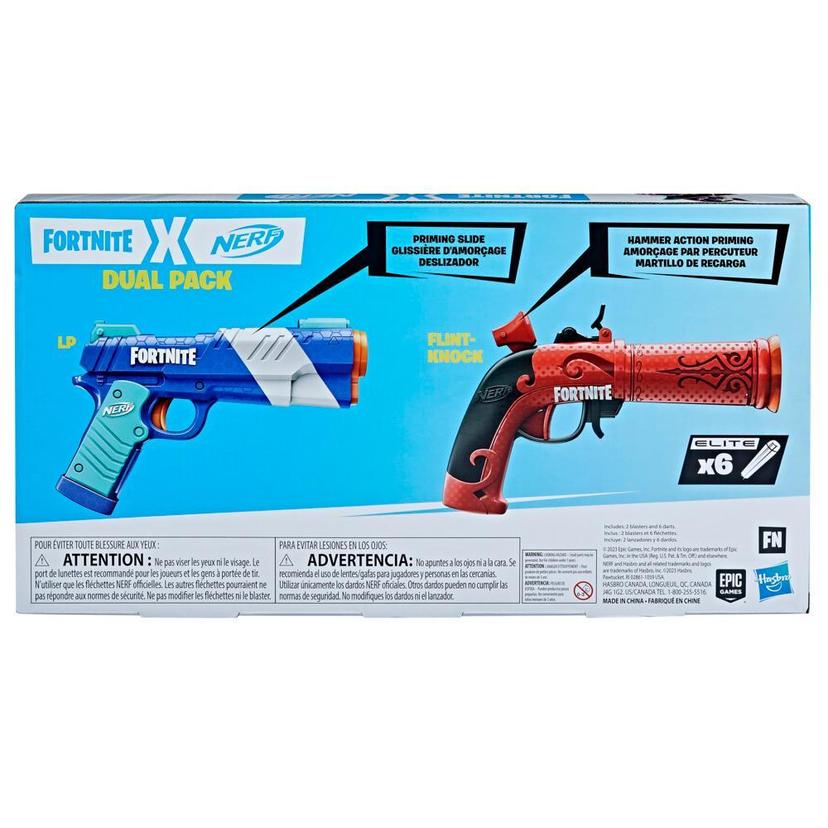 Nerf Fortnite Dual Pack Includes 2 Fortnite Blasters and 6 Nerf Elite Darts product image 1