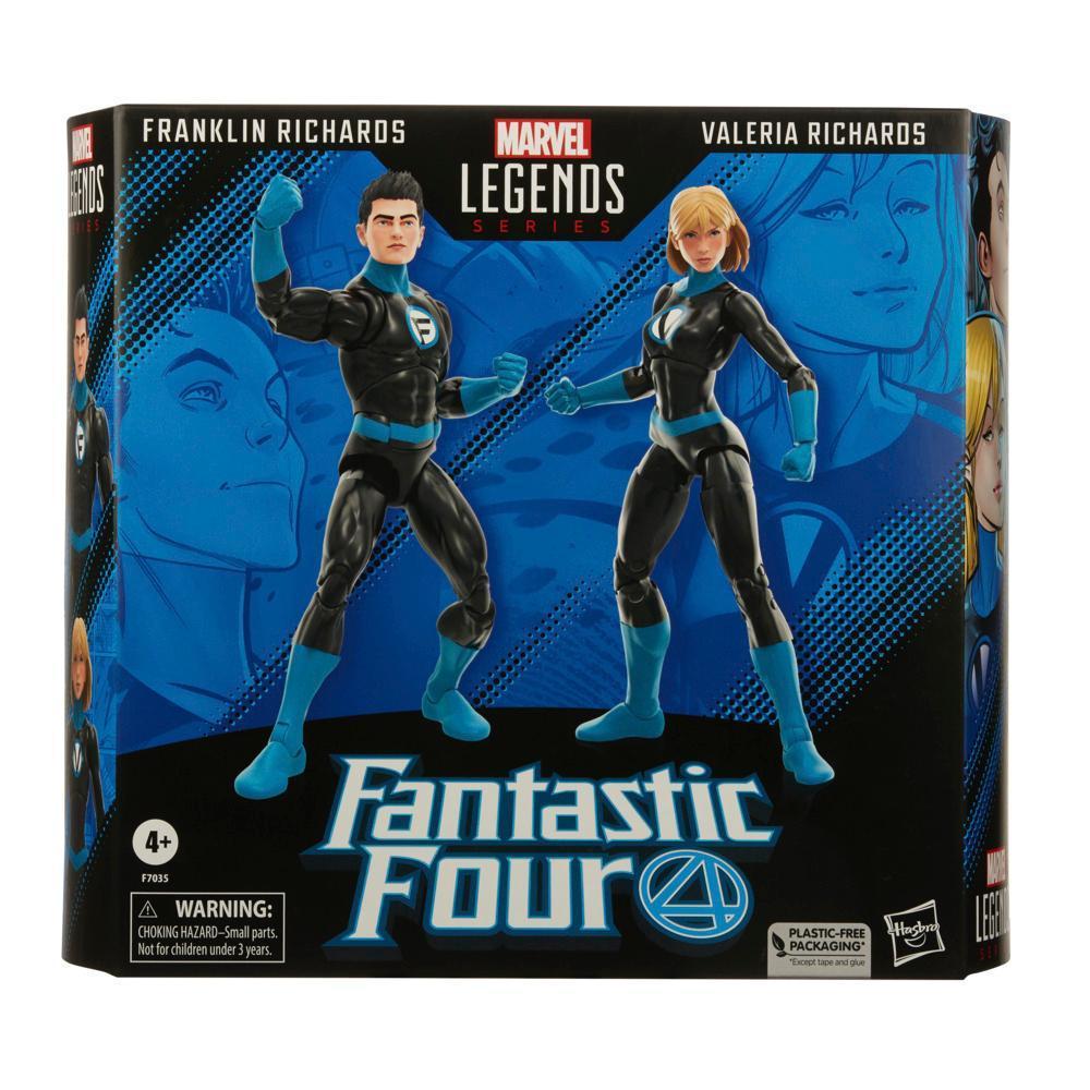 Hasbro Marvel Legends Series Franklin Richards and Valeria Richards Fantastic Four Figures product thumbnail 1