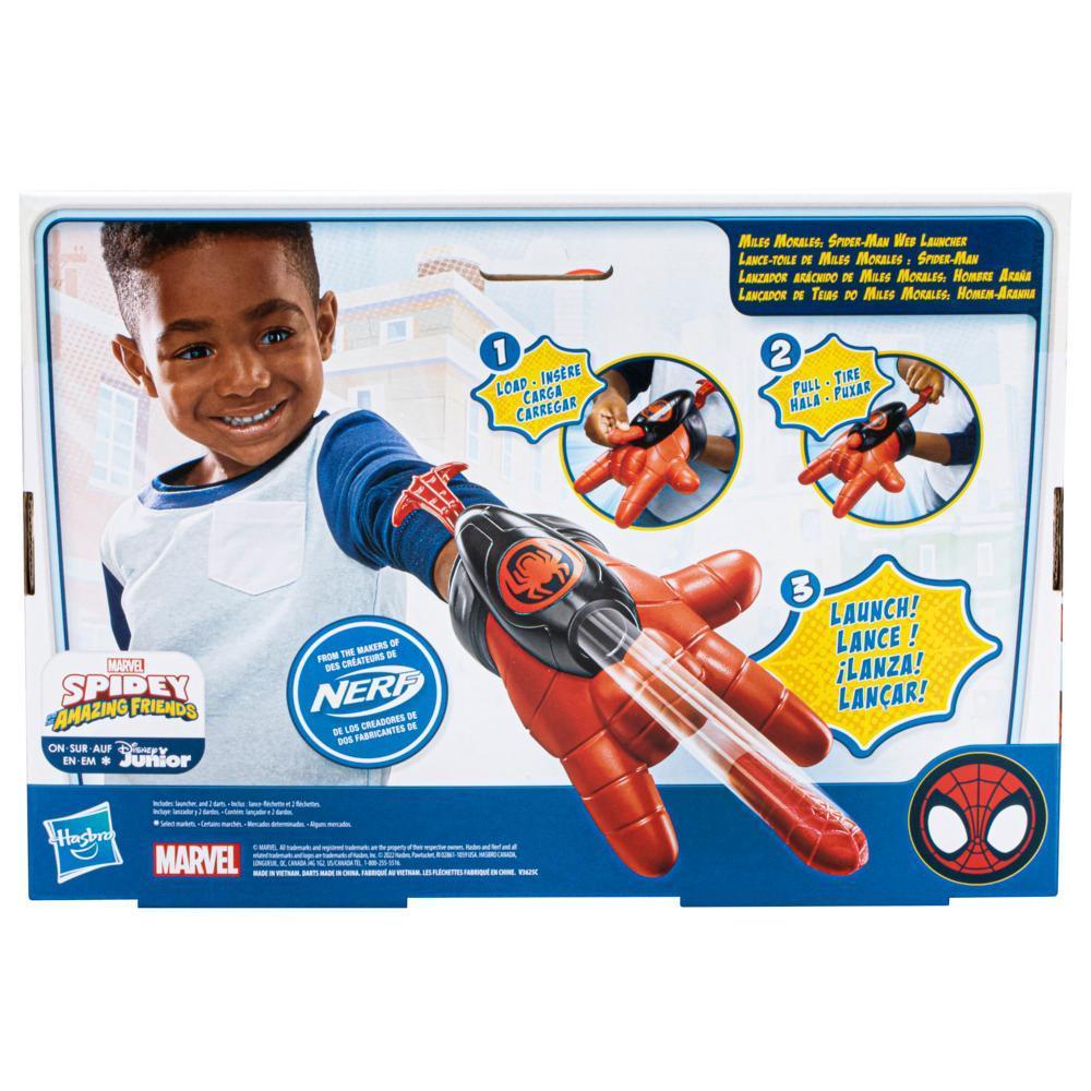 Marvel Spidey and His Amazing Friends Miles Morales: Spider-Man Web Launcher, Preschool Blaster Toy, Ages 4 and Up product thumbnail 1