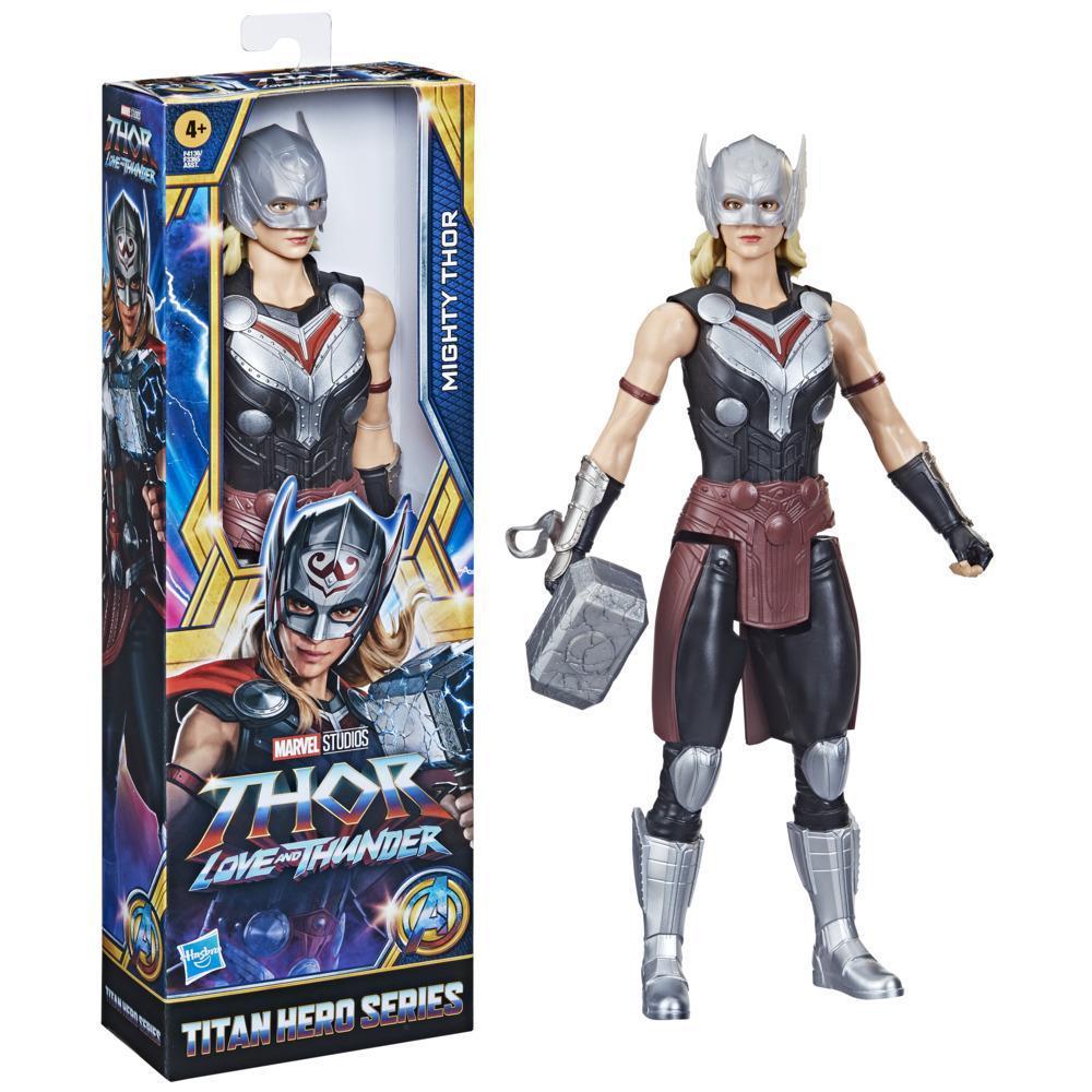 Marvel Avengers Titan Hero Series Mighty Thor Toy, 12-Inch-Scale Thor: Love and Thunder Figure for Kids Ages 4 and Up product thumbnail 1