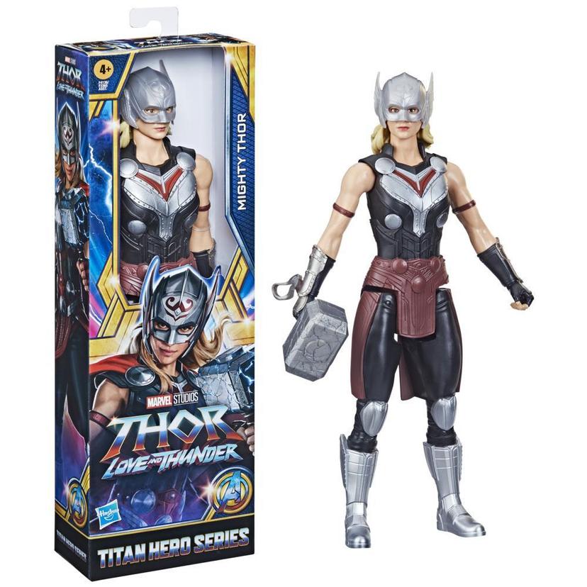 Hasbro Marvel Avengers Titan Hero Series Thor Toy, 30-cm-scale Thor: Love  and Thunder Figure, Toys for Children Aged 4 and Up, Multicolor,One