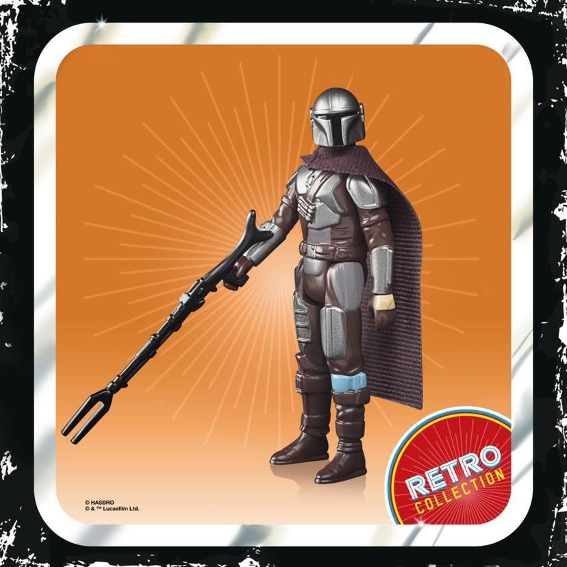 Star Wars Retro Collection The Mandalorian (Beskar) Toy 3.75-Inch-Scale Star Wars: The Mandalorian Collectible Figure product image 1