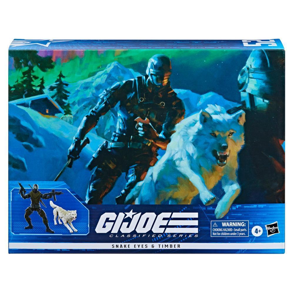 G.I. Joe Classified Series Snake Eyes & Timber Action Figures 52 Collectible Toy with Custom Package Art product thumbnail 1