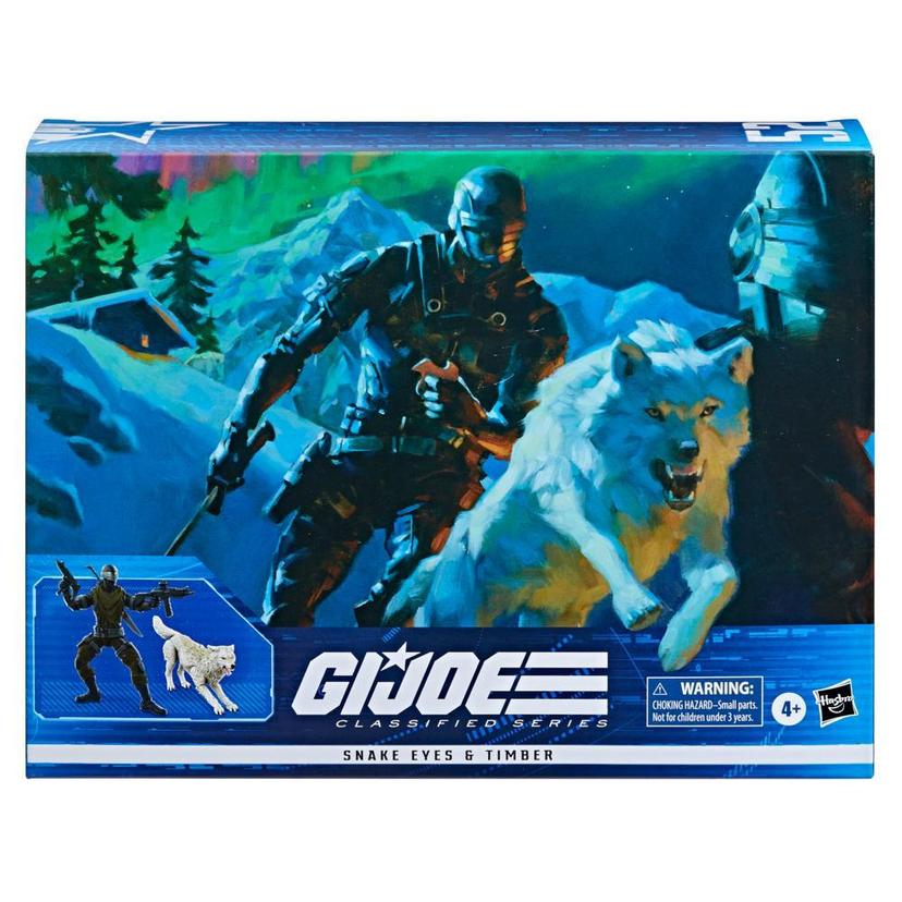 G.I. Joe Classified Series Snake Eyes & Timber Action Figures 52 Collectible Toy with Custom Package Art product image 1