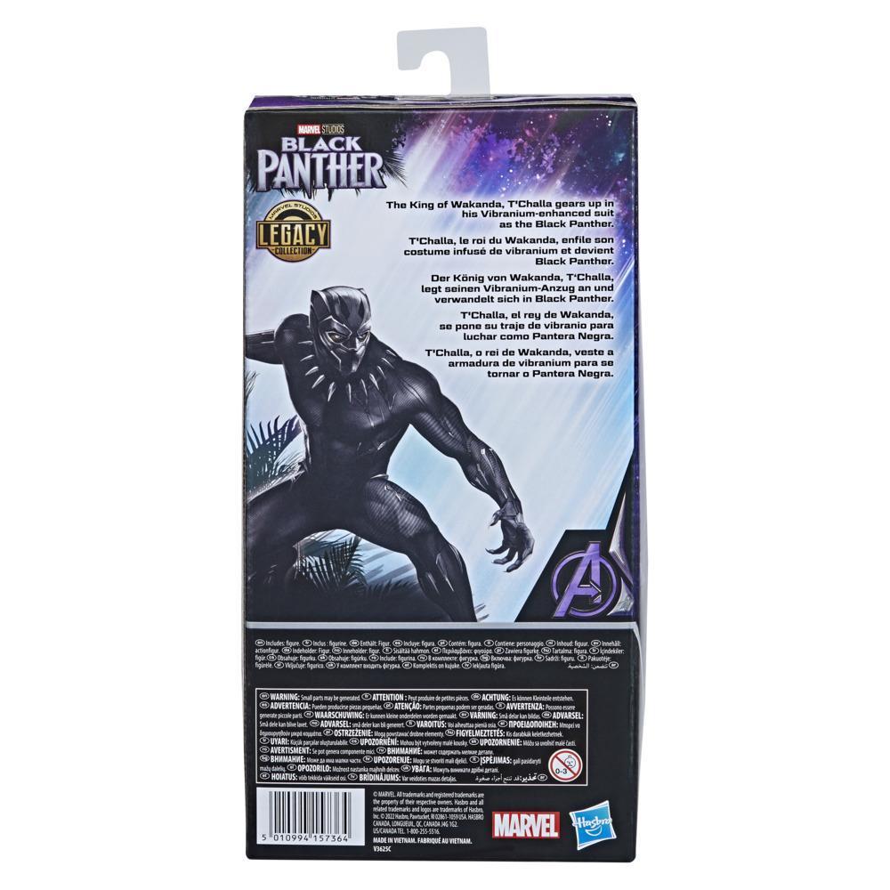 Marvel Black Panther Marvel Studios Legacy Collection Black Panther Toy, 9.5-Inch-Scale Figure for Kids Ages 4 and Up product thumbnail 1