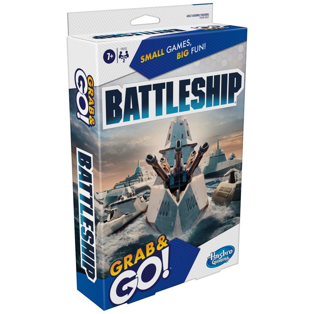 Battleship Grab and Go Game for Ages 7 and Up, Portable Game for 2 Players, Travel Game product thumbnail 1