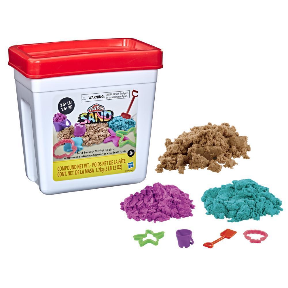 Play-Doh Sand Bucket with 60 Ounces of Sand Compound and 4 Tools product thumbnail 1