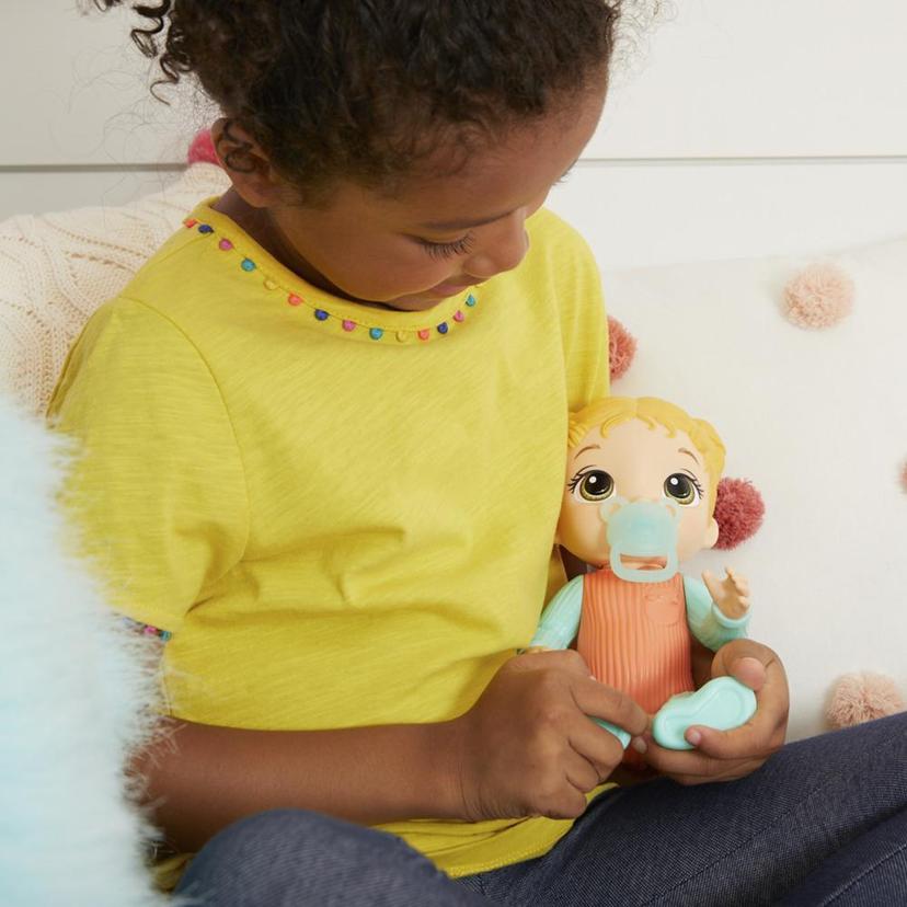 Baby Alive Cute 'n Cuddly Baby Doll, 9.5-Inch First Baby Doll, Kids 18  Months and Up, Soft Body Washable Toy, Blonde Hair - Baby Alive