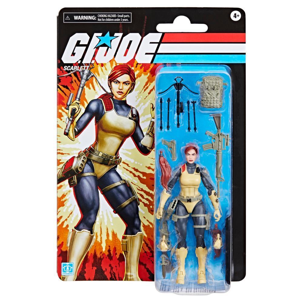 G.I. Joe Classified Series Retro Cardback, Scarlett, 6” Action Figure with 17 Accessories product thumbnail 1