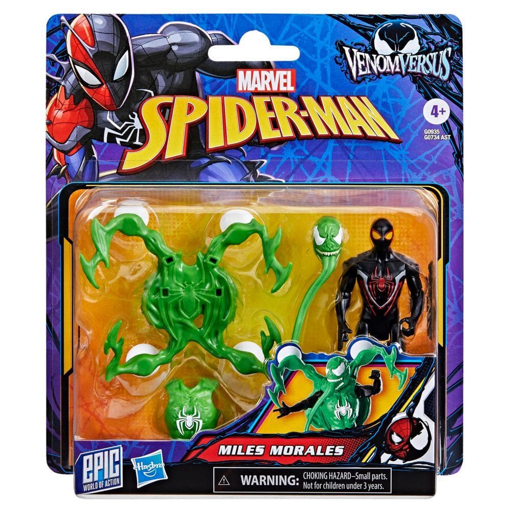 Marvel Spider-Man VenomVersus Epic World of Action Miles Morales Deluxe Figure product image 1