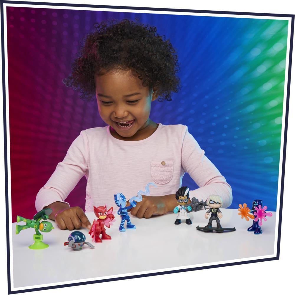 PJ Masks Hero and Villain Figure Set Preschool Toy, 7 Action Figures with 10 Accessories, Ages 3 and Up product thumbnail 1
