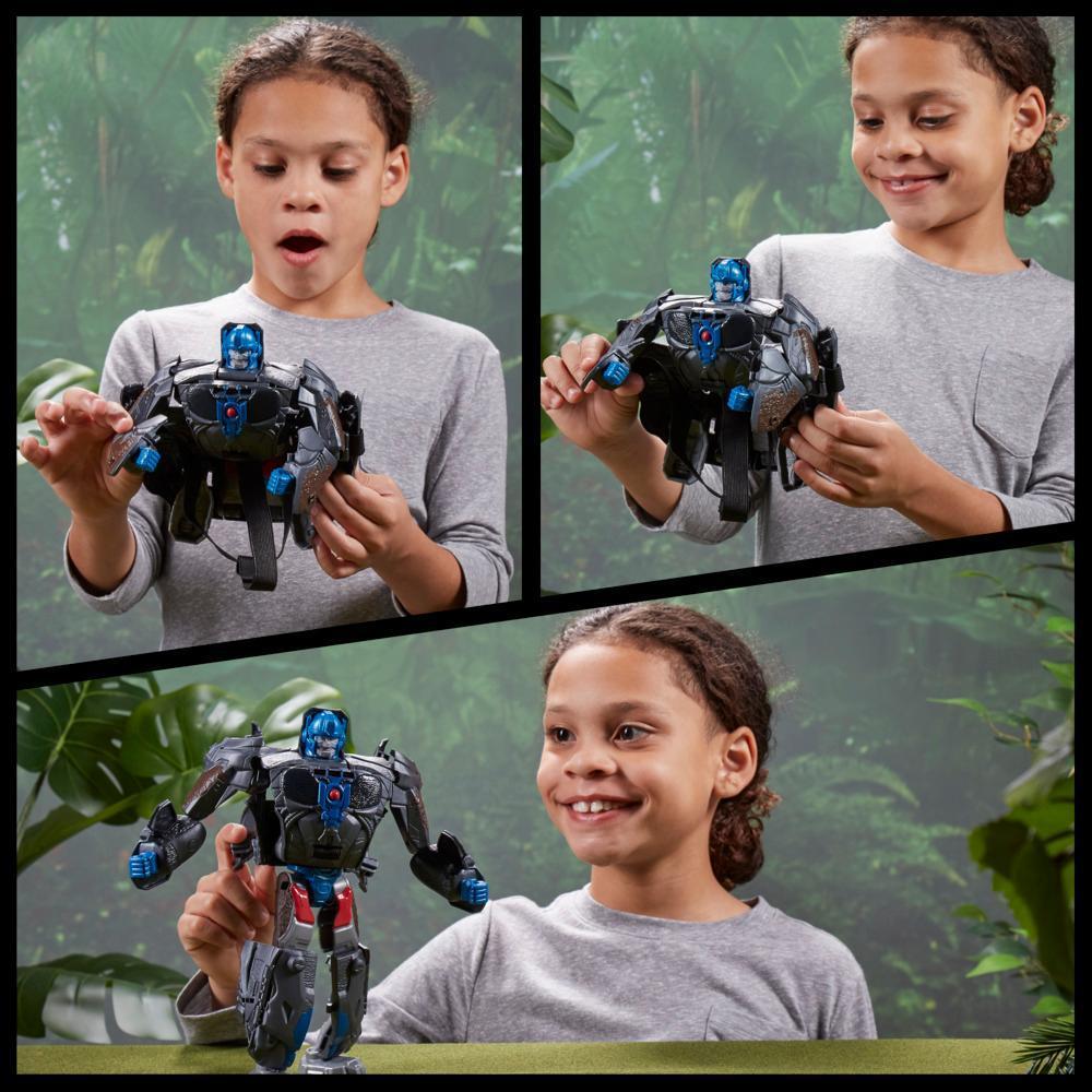 Transformers Toys Transformers: Rise of the Beasts Movie Optimus Primal 2-in-1 Converting Mask for Ages 6 and Up, 9-inch product thumbnail 1
