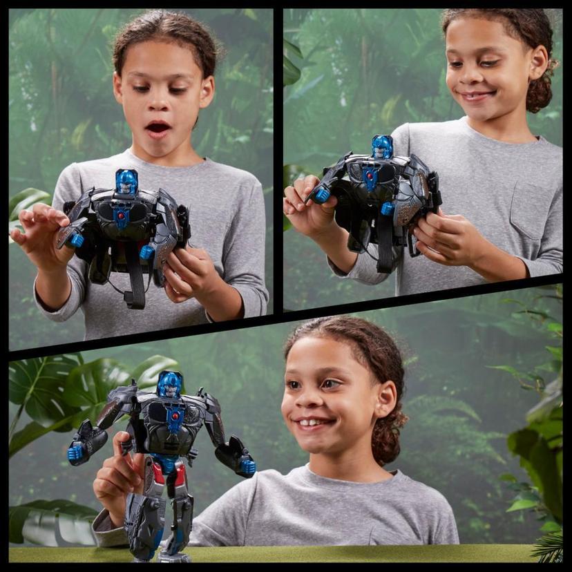 Transformers Toys Transformers: Rise of the Beasts Movie Optimus Primal 2-in-1 Converting Mask for Ages 6 and Up, 9-inch product image 1