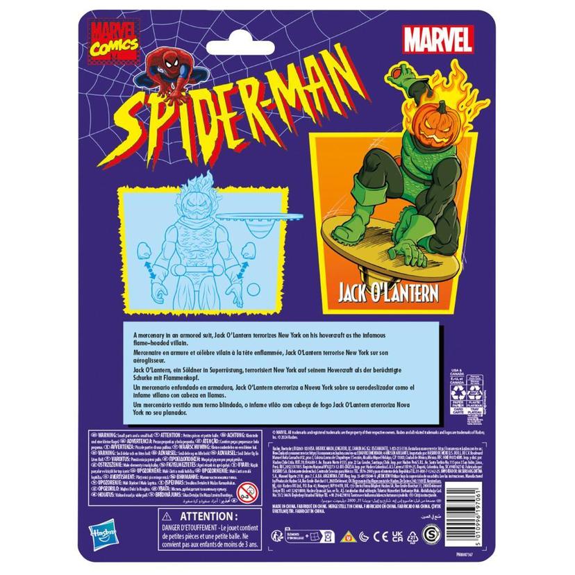 Marvel Legends Series Jack O'Lantern, 6" Spider-Man Comics Collectible Action Figure product image 1