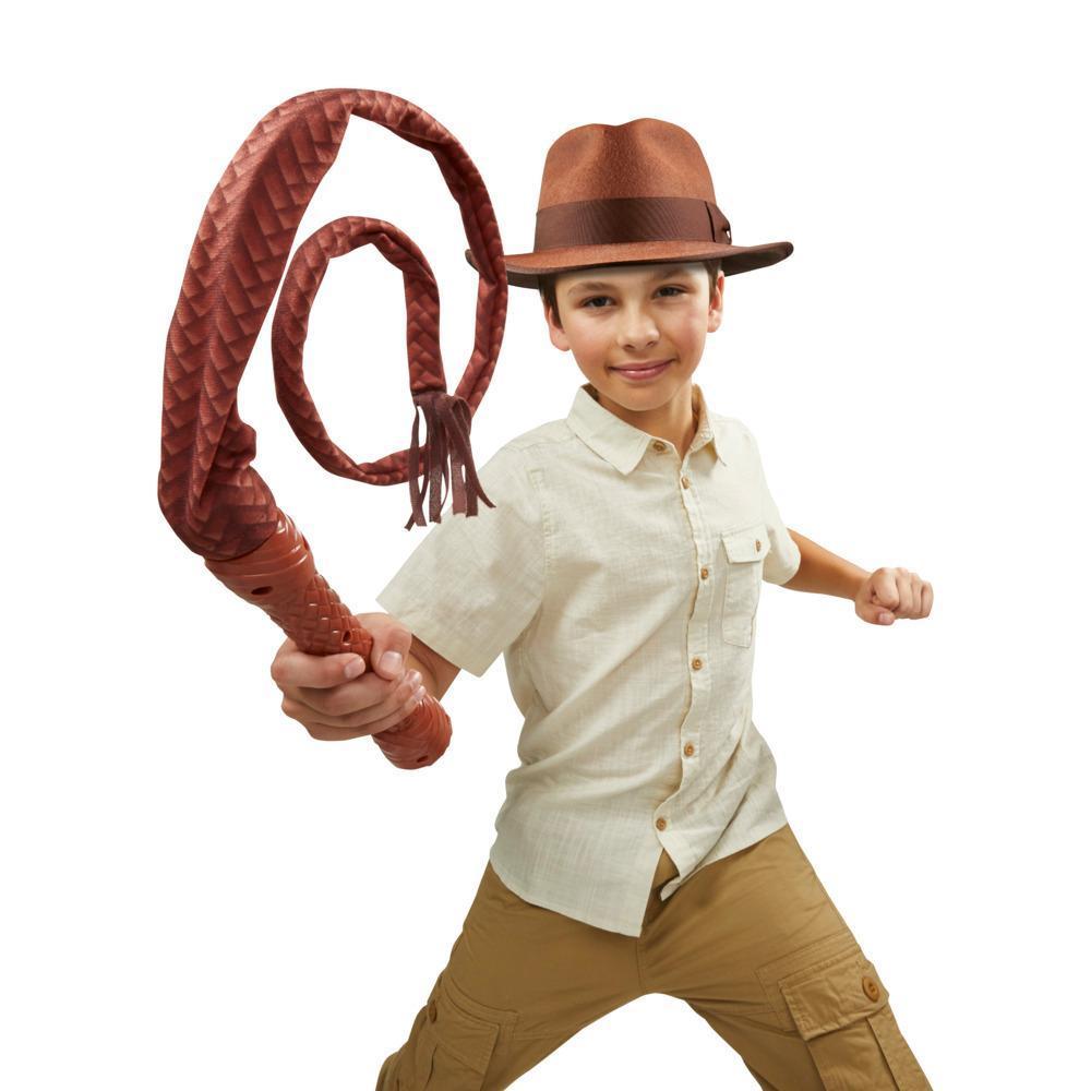 Indiana Jones Action-Crackin’ Whip Roleplay Toy, Indiana Jones Whip, Indiana Jones Costume product thumbnail 1