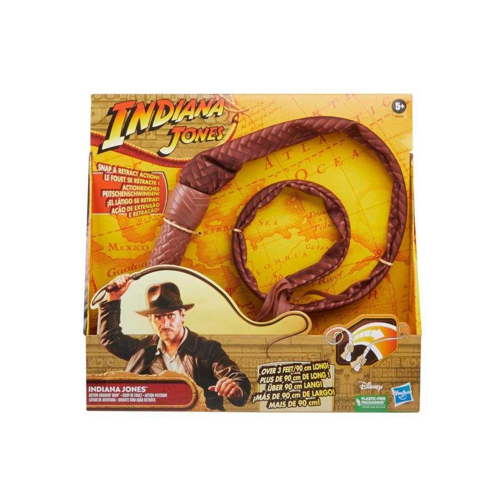 Indiana Jones Action-Crackin’ Whip Roleplay Toy, Indiana Jones Whip, Indiana Jones Costume product thumbnail 1