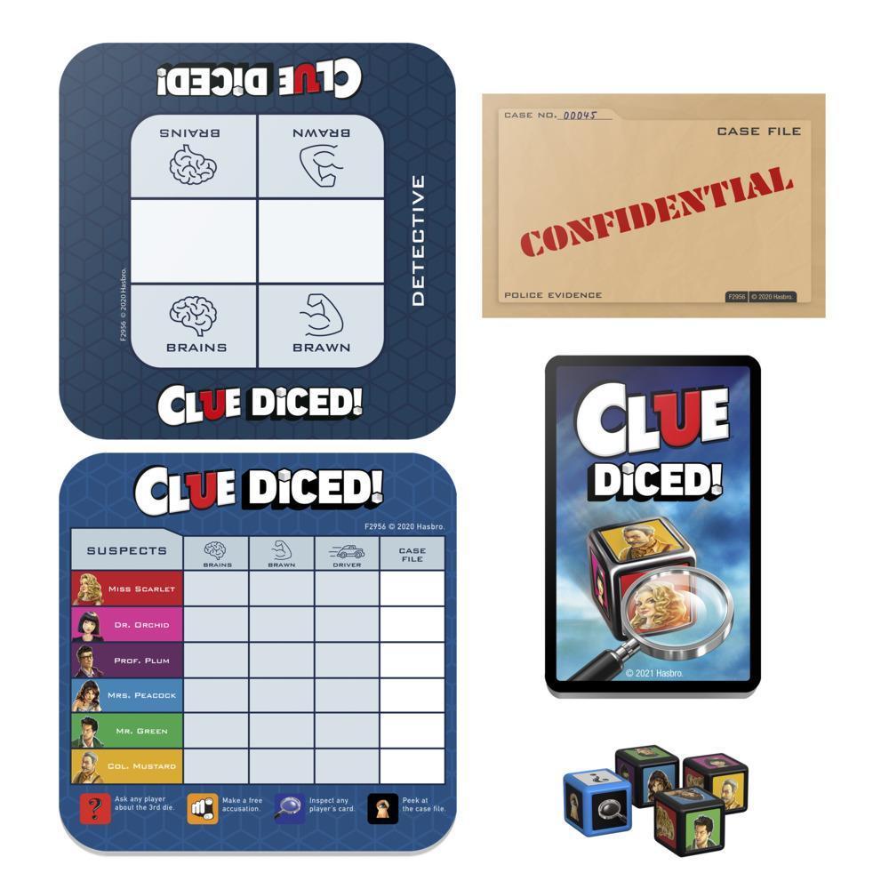Clue Diced Game, Easy to Learn Game, Quick Game, Portable Travel Game, Travel Game, Fast Game for Kids Ages 8 and Up product thumbnail 1