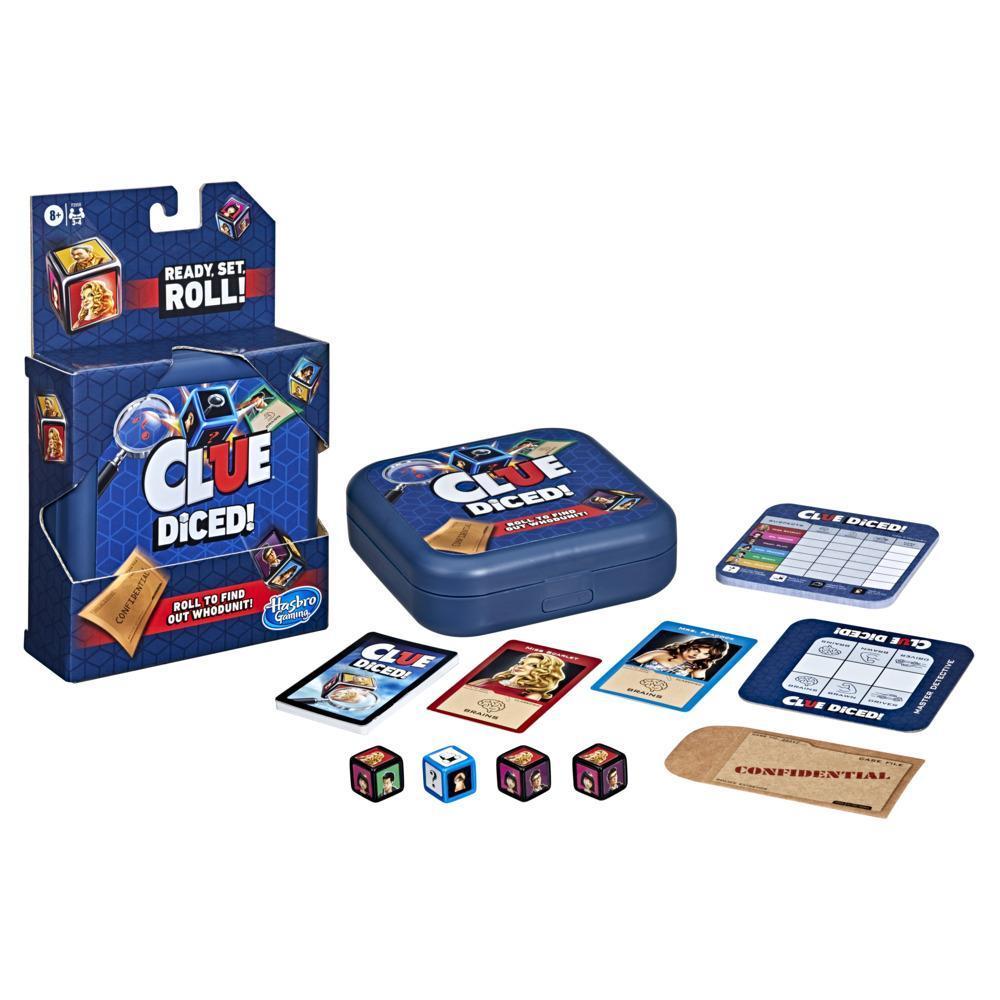 Clue Diced Game, Easy to Learn Game, Quick Game, Portable Travel Game, Travel Game, Fast Game for Kids Ages 8 and Up product thumbnail 1