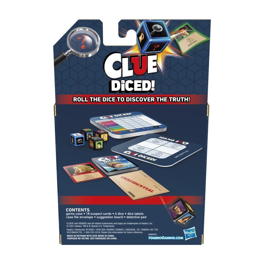 Clue Diced Game, Easy to Learn Game, Quick Game, Portable Travel Game, Travel Game, Fast Game for Kids Ages 8 and Up product thumbnail 1